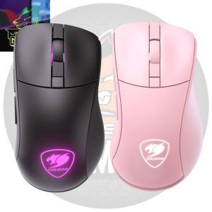 Wireless Gaming Mouse Cougar Surpassion RX Negro y rosado